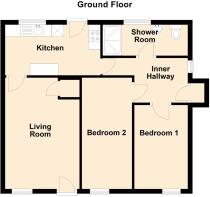 thumbnail_2D Floor Plan Bwlch Yr Awel Cottage, Pan