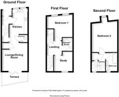 Town House 1 St. Peters St St. Albans - all floors