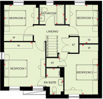 Radleigh first floor floorplan