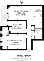 Floorplan area for info only, not for £/sq. ft valuation