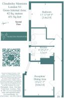 PLAN To Let 1 Bedroom Flat Cloudesley Mansions N1 
