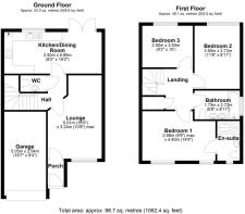 65 Plasnewydd Walk, Llantwit Major - all floors (1