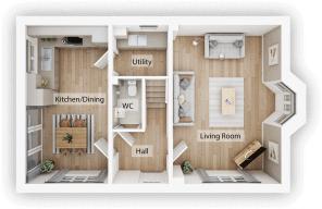 Ground Floor - 3D