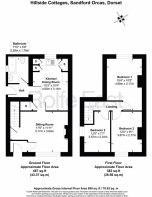 4 Hillside Cottages Sandford Orcas gif floor plan.