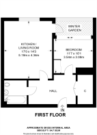 Floorplan area for info only, not for £/sq. ft valuation
