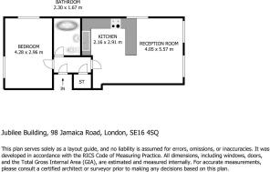 Flat 2 Jubilee Building, 98 Jamaica Road, London,