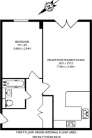 Floorplan area for info only, not for £/sq. ft valuation