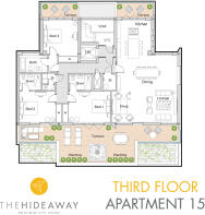 The Hideaway - Apt 15 - floor plan