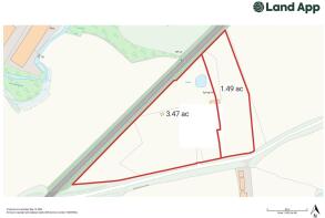 Stonehouse Cottage, land map