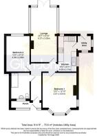 Floorplan - 24, Vicarage Lane, Felpham, PO22 7DZ.