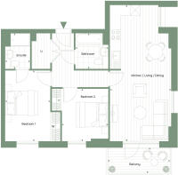 Plot Floorplan - Orchid Apartments