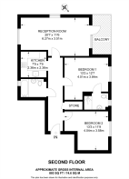Floorplan area for info only, not for £/sq. ft valuation