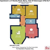 Apt 3 21 Romilly Road, Barry, Vale of Glamorgan CF