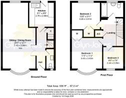 Floorplan - 22, Beverley Gardens, Rustington, BN16