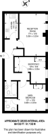 Floorplan area for info only, not for £/sq. ft valuation