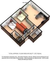 101 QMH - Floor plan 3D