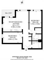 Floorplan area for info only, not for £/sq. ft valuation