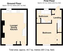 9 Carrog Terrace, Cwm Penmachno - all floors (2).J