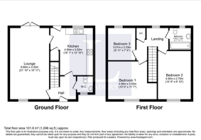 Floorplan 3 bed Oak