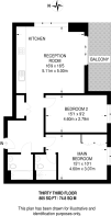 Floorplan area for info only, not for Â£/sq. ft valuation