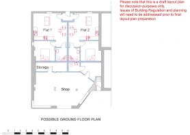 Draft Ground floor layot plan
