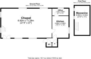 Bulford Chapel, Watergate Lane, Bulford - floorpla