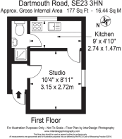 Studio 2 - Flat 2, 35 Dartmouth Rd, London SE23 3H