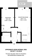 Floorplan area for info only, not for Â£/sq. ft valuation