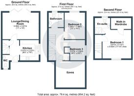 9 Abbey Mews, Alcester - all floors