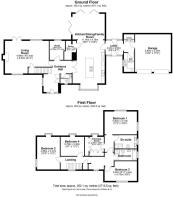 Middle Lodge,Porters End, Kimpton - all floors.JPG