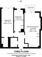 Floorplan area for info only, not for £/sq. ft valuation