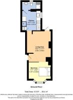 Floorplan - 36a Gloucester Road, Littlehampton, BN