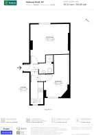 Floorplan area for info only, not for £/sq. ft valuation