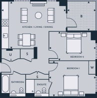 Plot floorplan