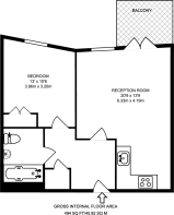 Floorplan area for info only, not for £/sq. ft valuation