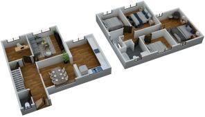 3D Floor Plan - Bouldergate, marsden