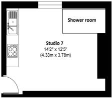 FLOOR PLAN Studio 7