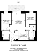 Floorplan area for info only, not for £/sq. ft valuation