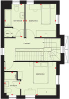 First floor plan of our 4 bed Kelling home