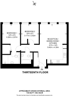 Floorplan area for info only, not for £/sq. ft valuation