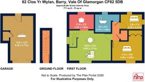 62 Clos Yr Wylan, Barry, Vale of Glamorgan CF62 5D