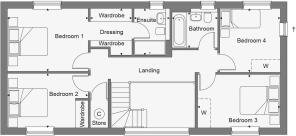 Dandara - The Russetts - The Beech, Home 028 floorplan