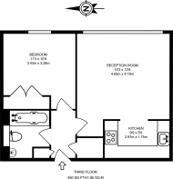 Floorplan area for info only, not for £/sq. ft valuation
