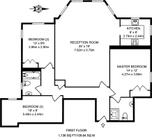 Floorplan area for info only, not for £/sq. ft valuation