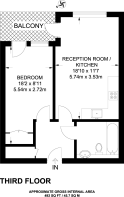 Floorplan area for info only, not for £/sq. ft valuation