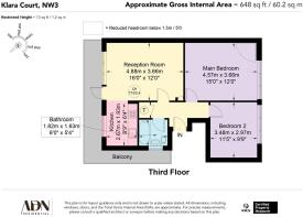 Flat 9, Klara Court, 130 Haverstock Hill NW3 2AY-F