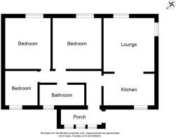 FLOOR PLAN - FLAT 2, GRANTS LAND, HIGH STREET, RAT