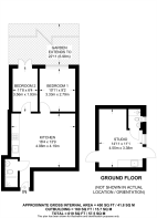 Floorplan area for info only, not for £/sq. ft valuation