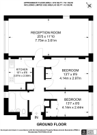Floorplan area for info only, not for £/sq. ft valuation
