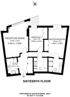 Floorplan area for info only, not for £/sq. ft valuation